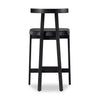 Tex Black Leather Counter Stool | ready to ship!