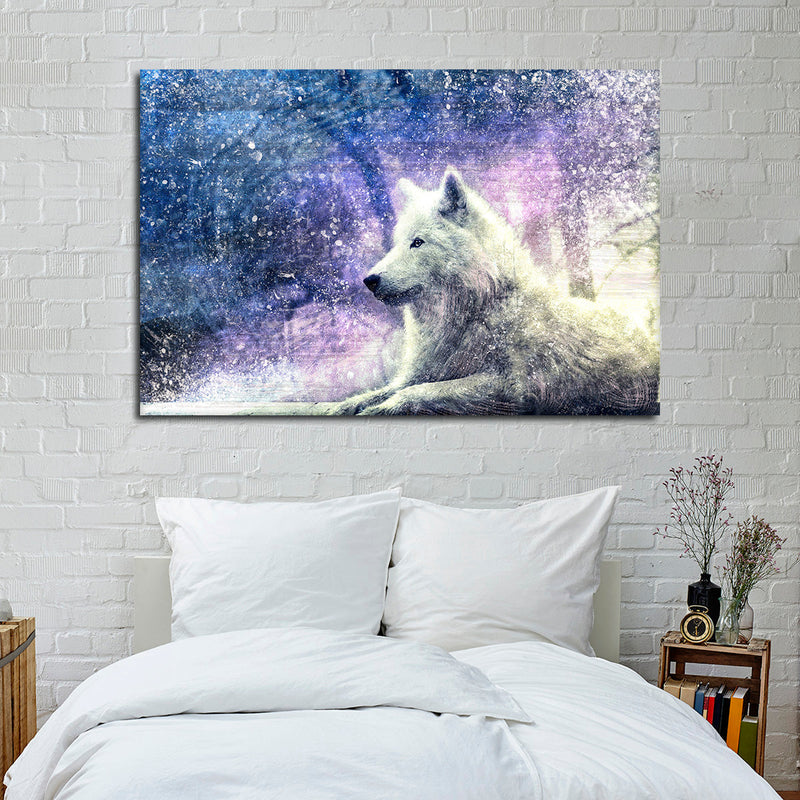 White Wolf Wall Art
