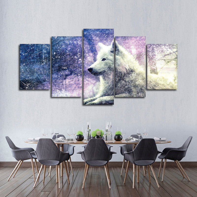 White Wolf Wall Art
