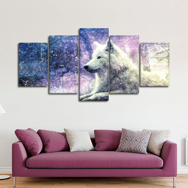 White Wolf Wall Art
