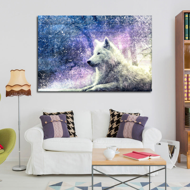 White Wolf Wall Art