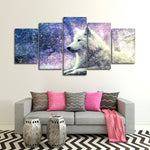 White Wolf Wall Art
