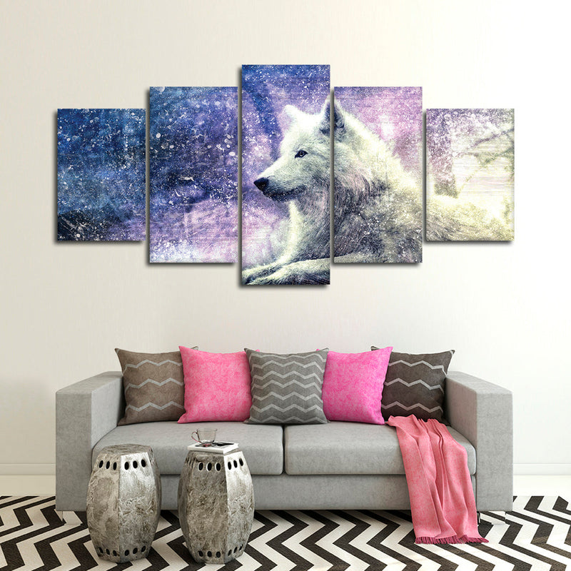 White Wolf Wall Art