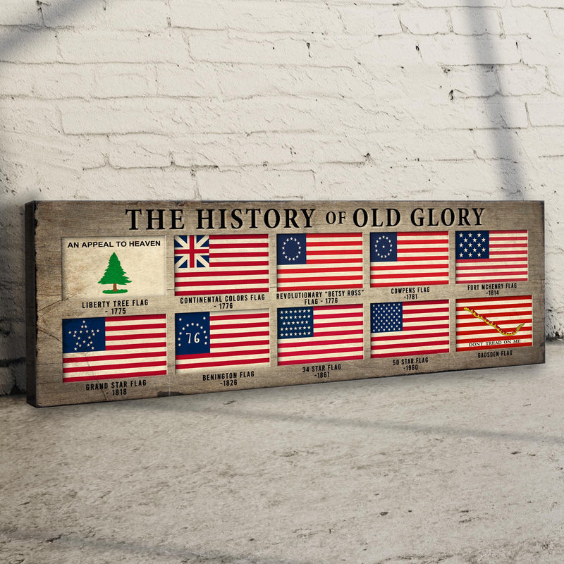 The History Of Old Glory Sign II