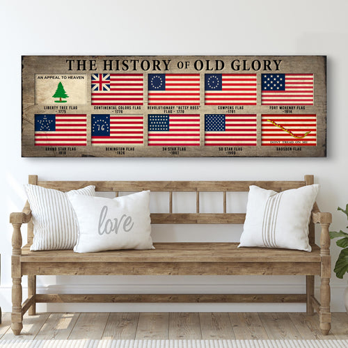 The History Of Old Glory Sign II