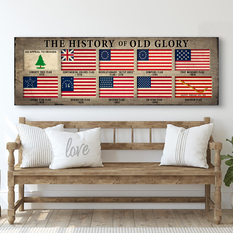 The History Of Old Glory Sign II