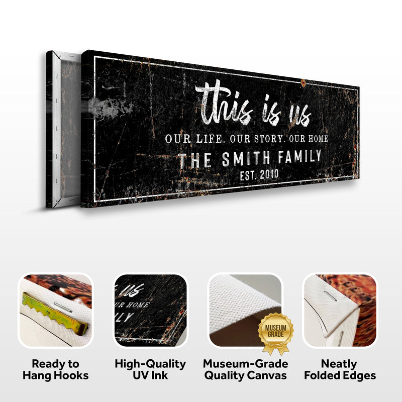 This Is Us Rustic Sign II