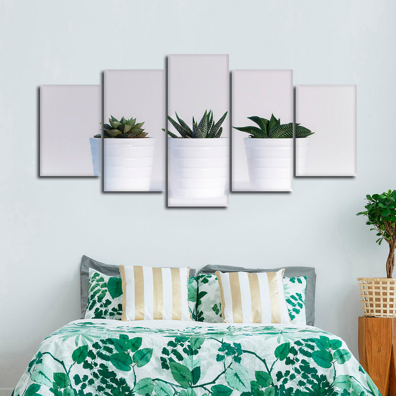 Three Succulents Wall Art