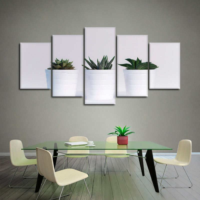 Three Succulents Wall Art