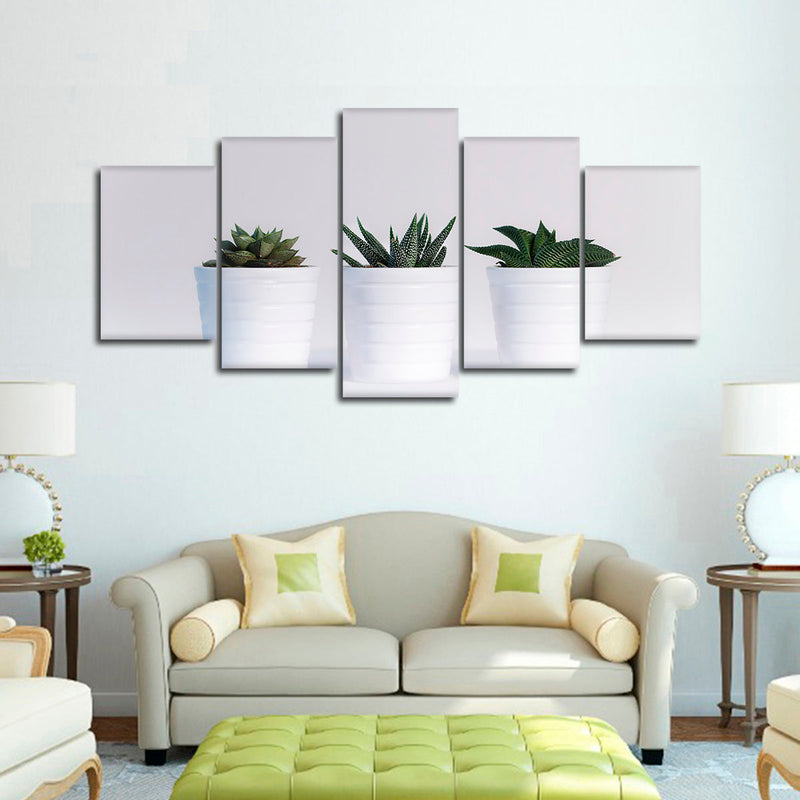 Three Succulents Wall Art