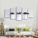Three Succulents Wall Art