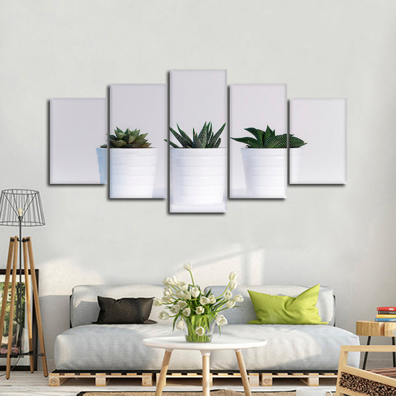 Three Succulents Wall Art