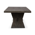 Tia Black Burnt Oak Dining Table | ready to ship!