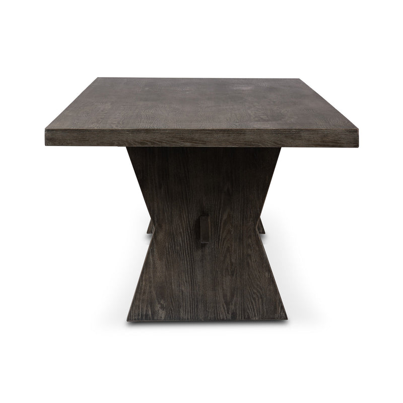 Tia Black Burnt Oak Dining Table | ready to ship!