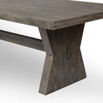 Tia Black Burnt Oak Dining Table | ready to ship!