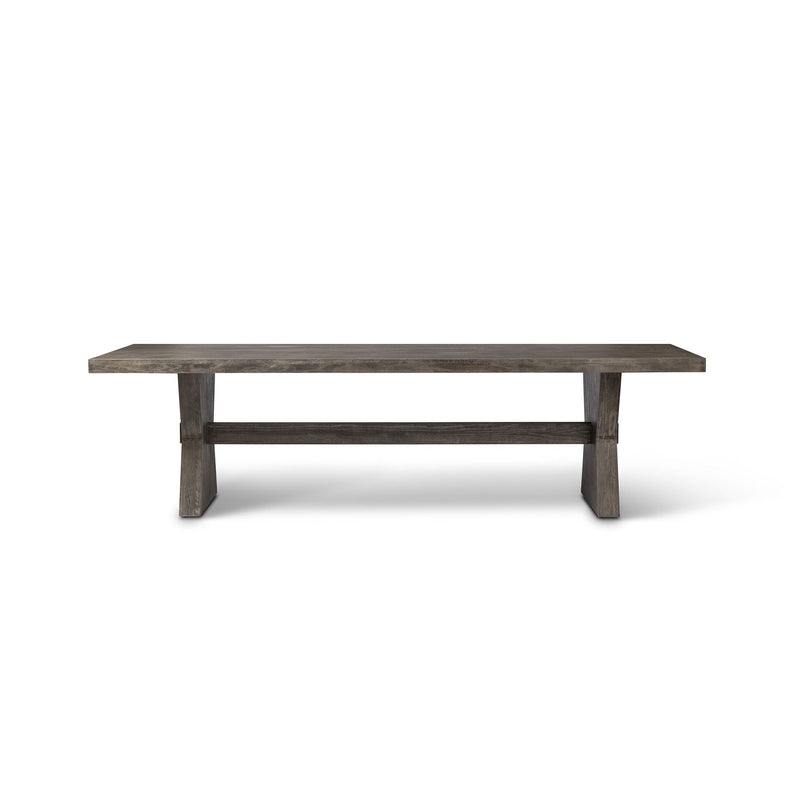 Tia Black Burnt Oak Dining Table | ready to ship!