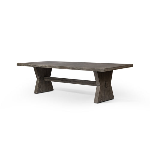 Tia Black Burnt Oak Dining Table | ready to ship!