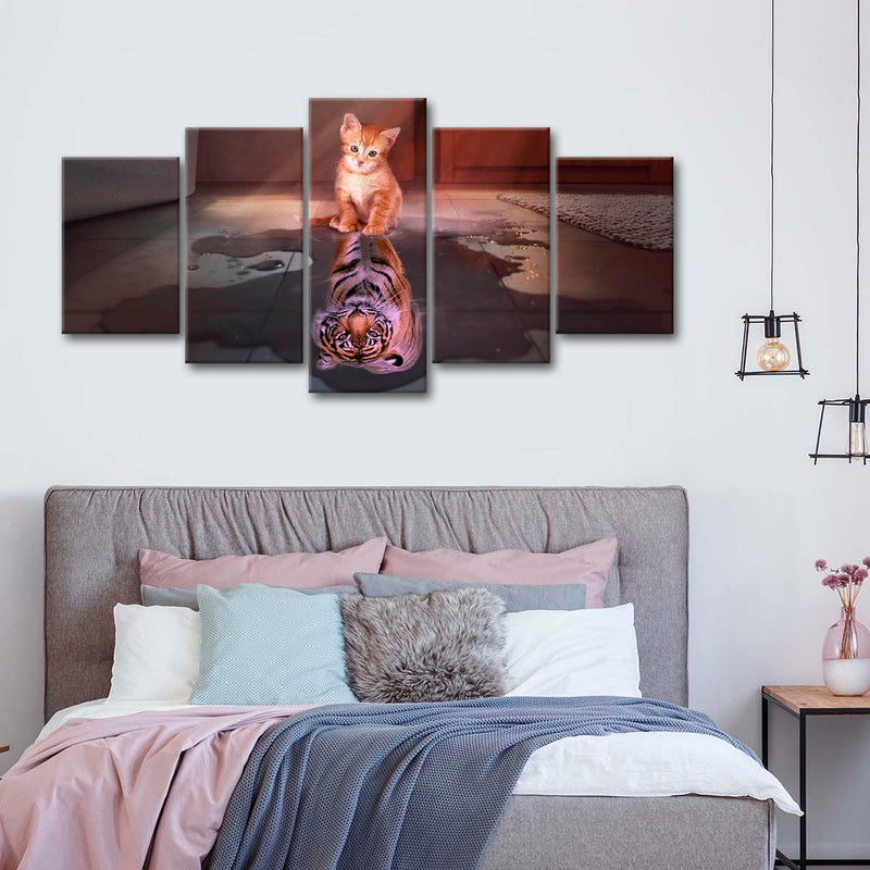 Tiger Kitty Wall Art