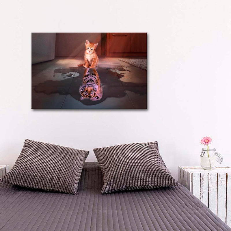Tiger Kitty Wall Art