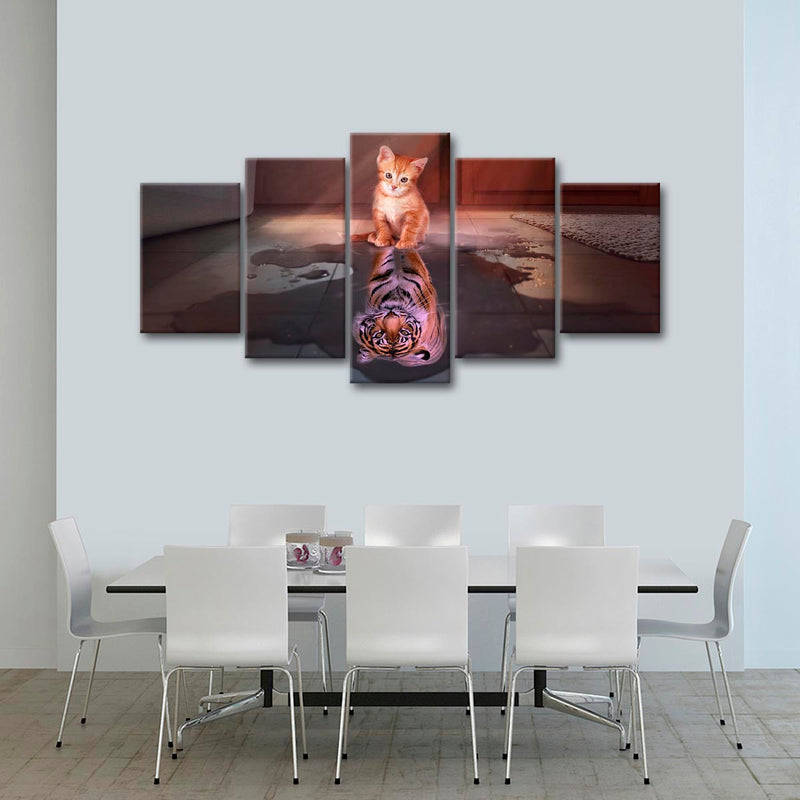 Tiger Kitty Wall Art