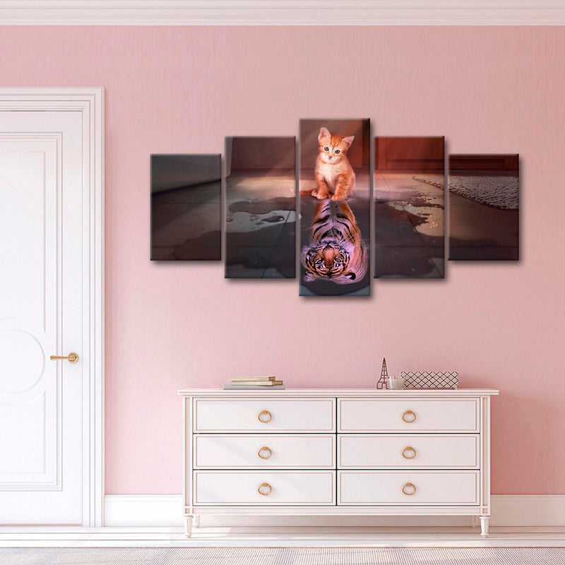 Tiger Kitty Wall Art