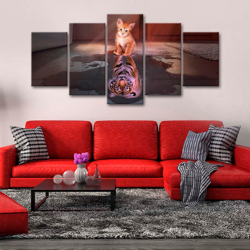 Tiger Kitty Wall Art