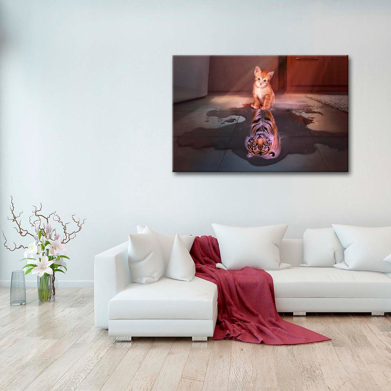 Tiger Kitty Wall Art