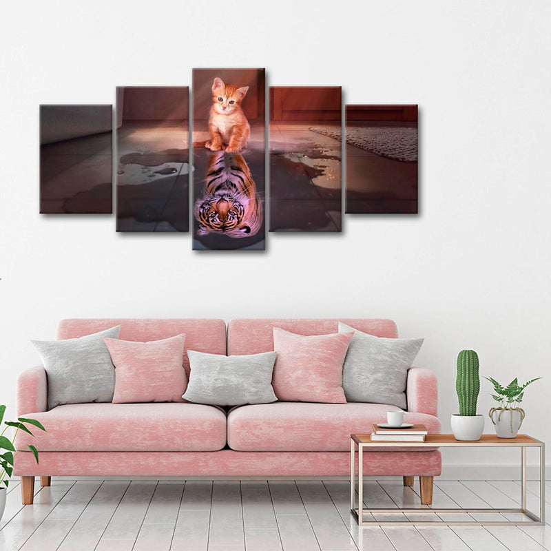 Tiger Kitty Wall Art