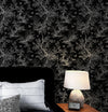 Black and White Toile De Jouy Vintage Wallpaper Mural. #6728