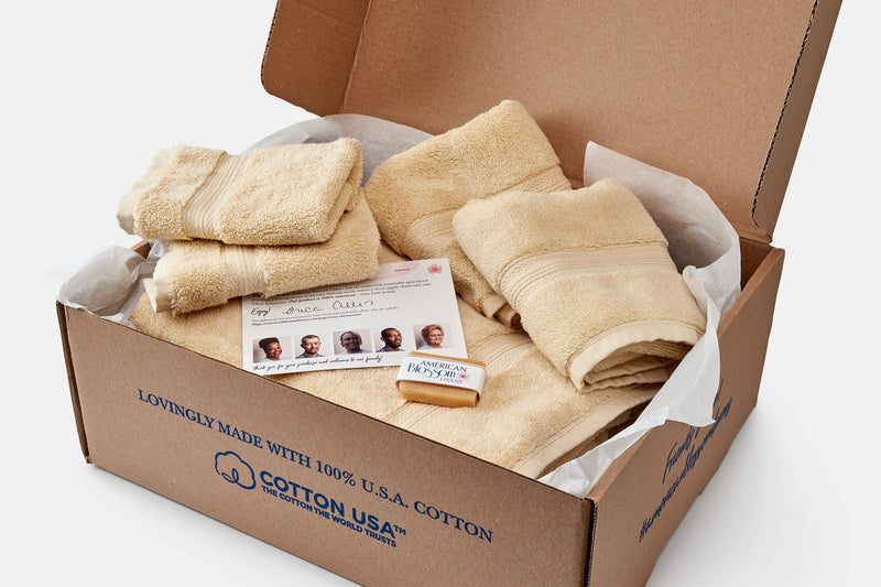 Bath Towel Set Made of Luxury USA Cotton