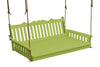 Keystone Amish Co. 4 Foot York Recycled Plastic Swing Bed, Tropical Lime