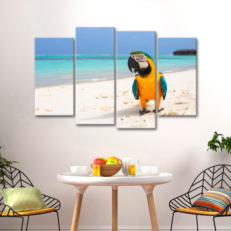 Parrot On Summer Day Wall Art