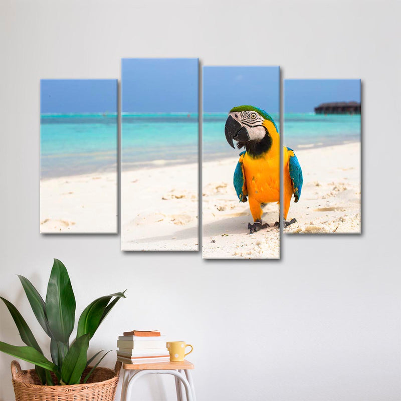 Parrot On Summer Day Wall Art