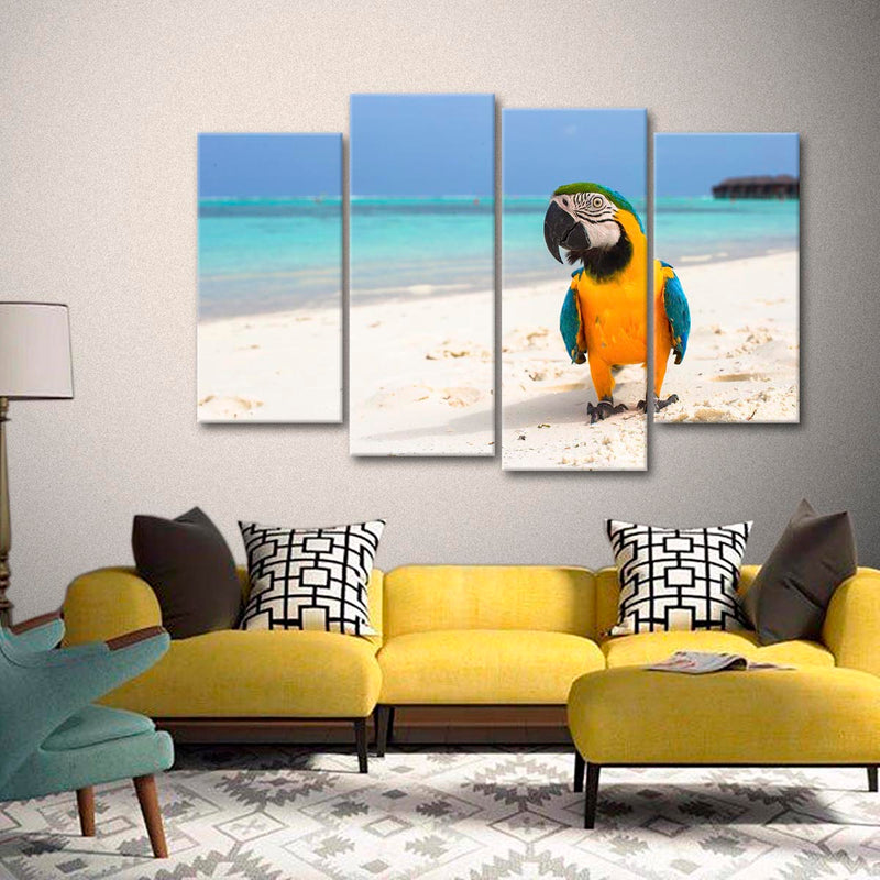 Parrot On Summer Day Wall Art