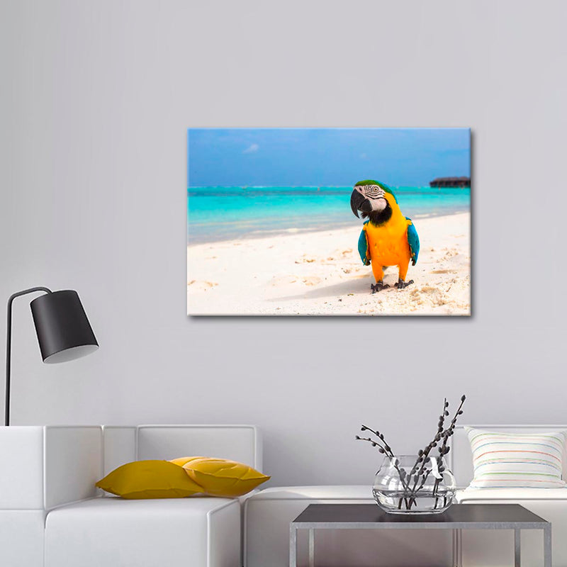 Parrot On Summer Day Wall Art