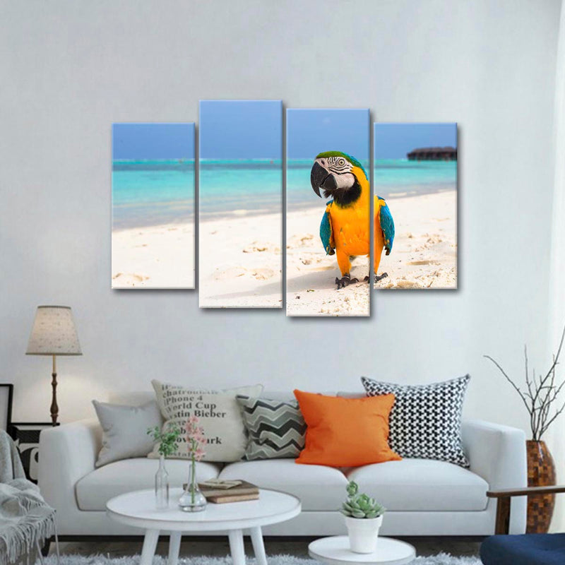 Parrot On Summer Day Wall Art