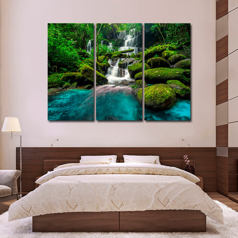 Tropical Waterfall Wall Art