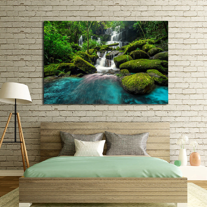 Tropical Waterfall Wall Art