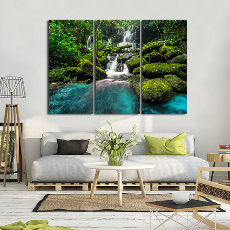 Tropical Waterfall Wall Art