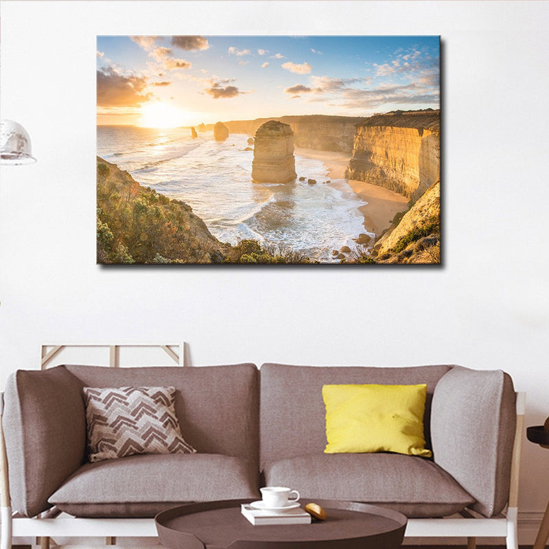 Twelve Apostles Beach Sunrise Wall Art