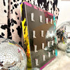 Rainbow Acrylic Shadowbox with White Canvas