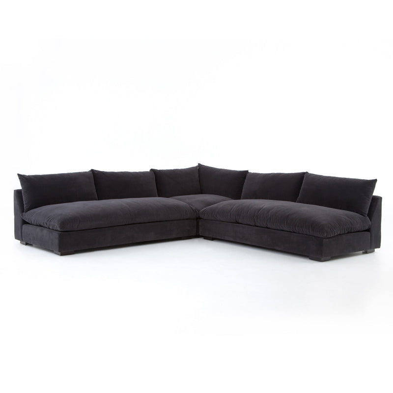 Grant 3-Piece Sectional - Henry Charcoal | shipping 7/25/2025