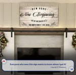 New Home Sign