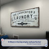 Personalized Laundry Room Sign II