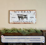 Angus Ranch Sign II