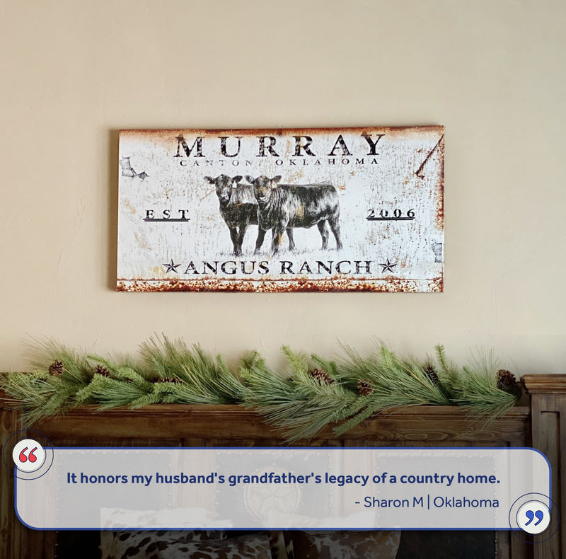 Angus Ranch Sign II