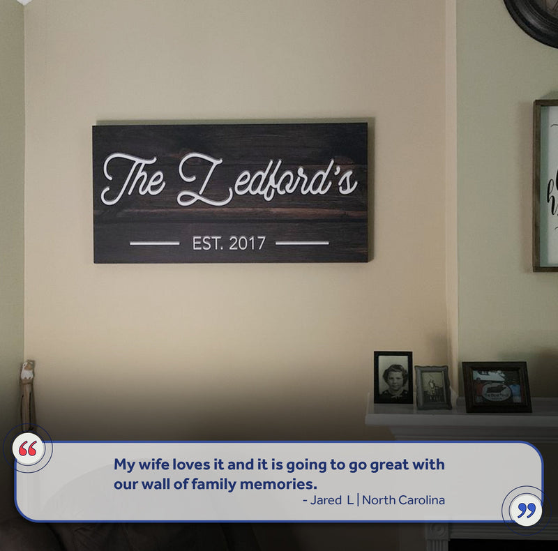 Family Name Sign II
