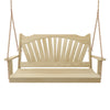 Keystone Amish Co. Sunburst Porch Swing, 5 Foot, Unfinished