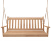Keystone Amish Co. 4 Foot Franklin Red Cedar Porch Swing without Cupholders