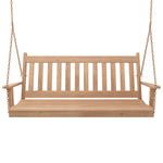 Keystone Amish Co. 4 Foot Franklin Red Cedar Porch Swing without Cupholders